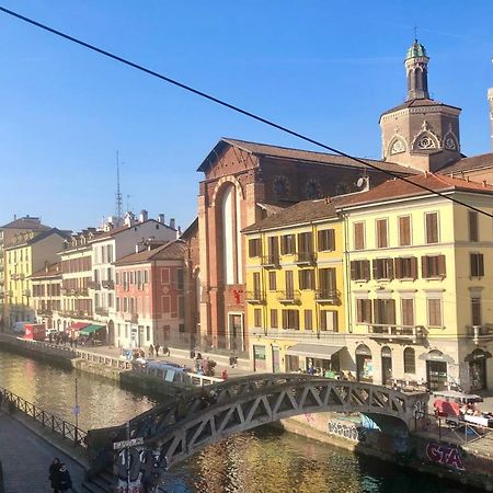 Canal View Historical Apartment Milano Esterno foto