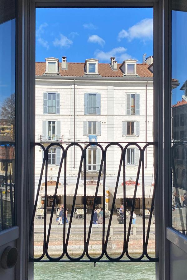 Canal View Historical Apartment Milano Esterno foto